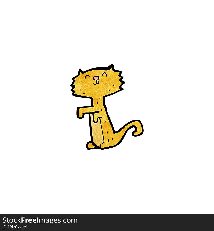 funny cartoon cat