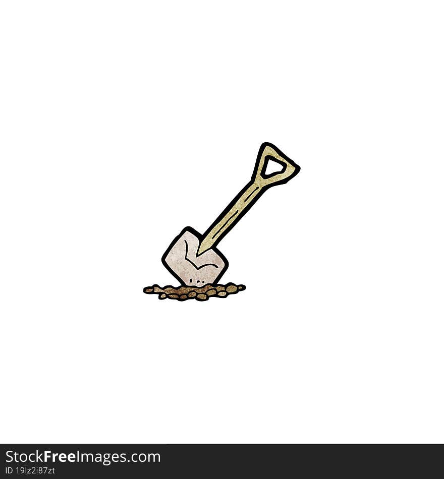 cartoon shovel