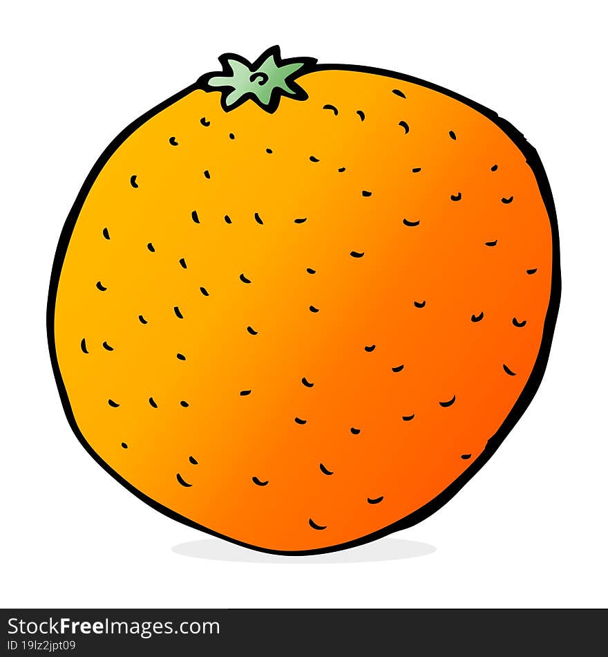 Cartoon Orange