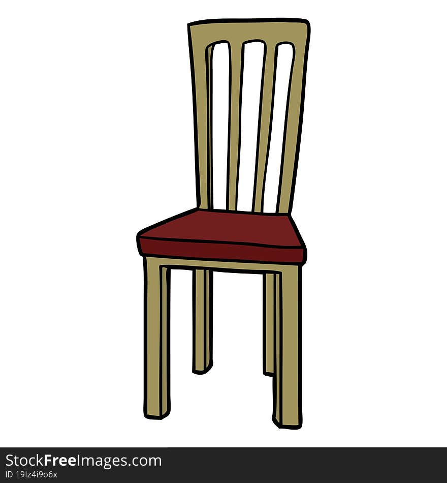 cartoon chair. cartoon chair