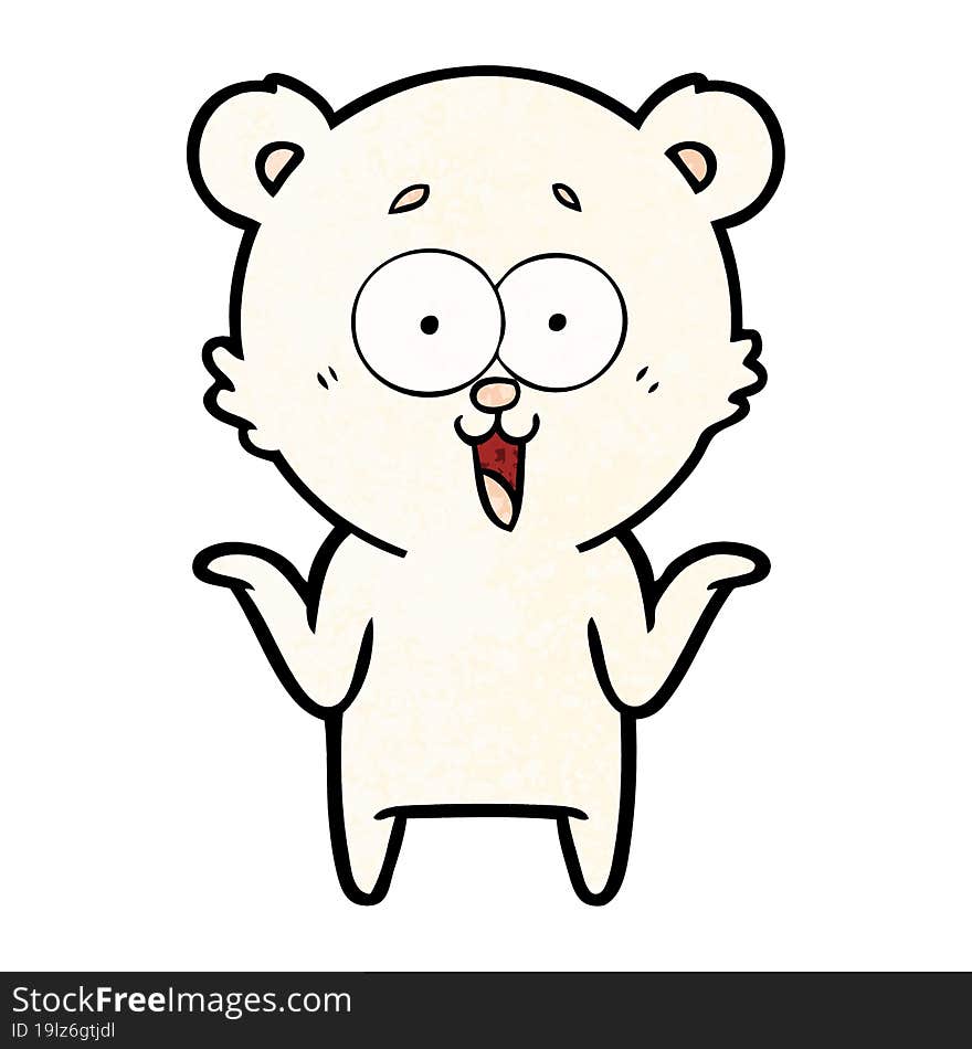 laughing teddy  bear cartoon. laughing teddy  bear cartoon