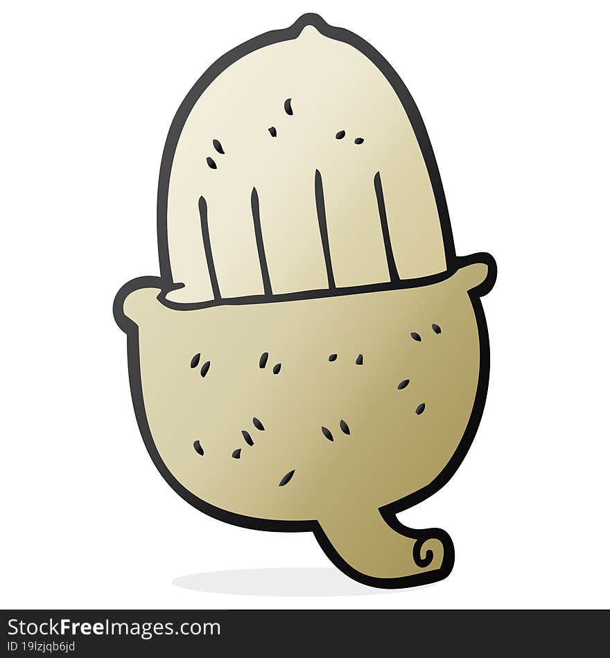 cartoon acorn