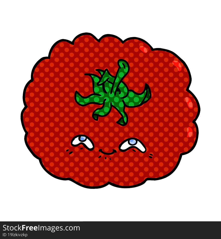 cartoon tomato. cartoon tomato