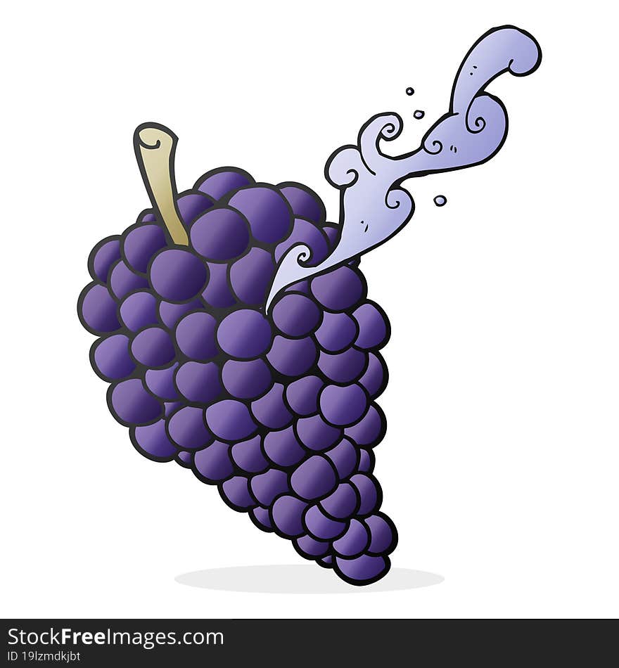 Cartoon Grapes