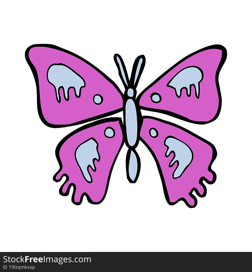 cartoon butterfly