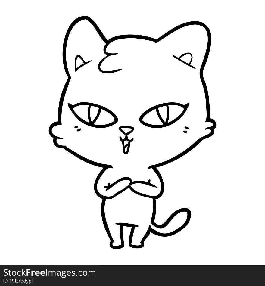 cartoon cat. cartoon cat