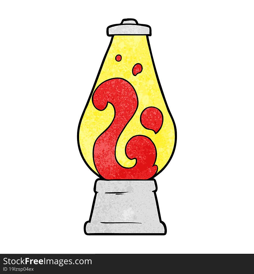 cartoon retro lava lamp. cartoon retro lava lamp