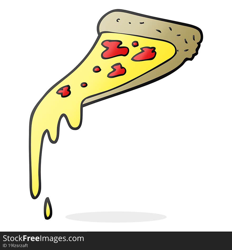 cartoon pizza slice