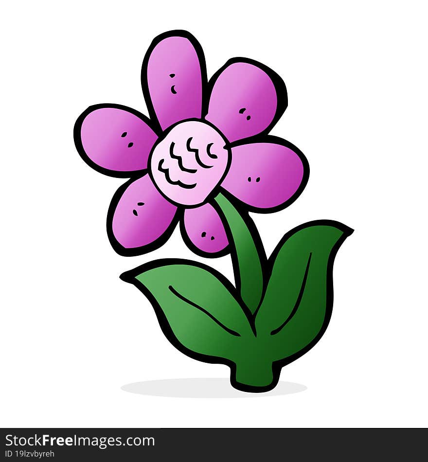 cartoon flower