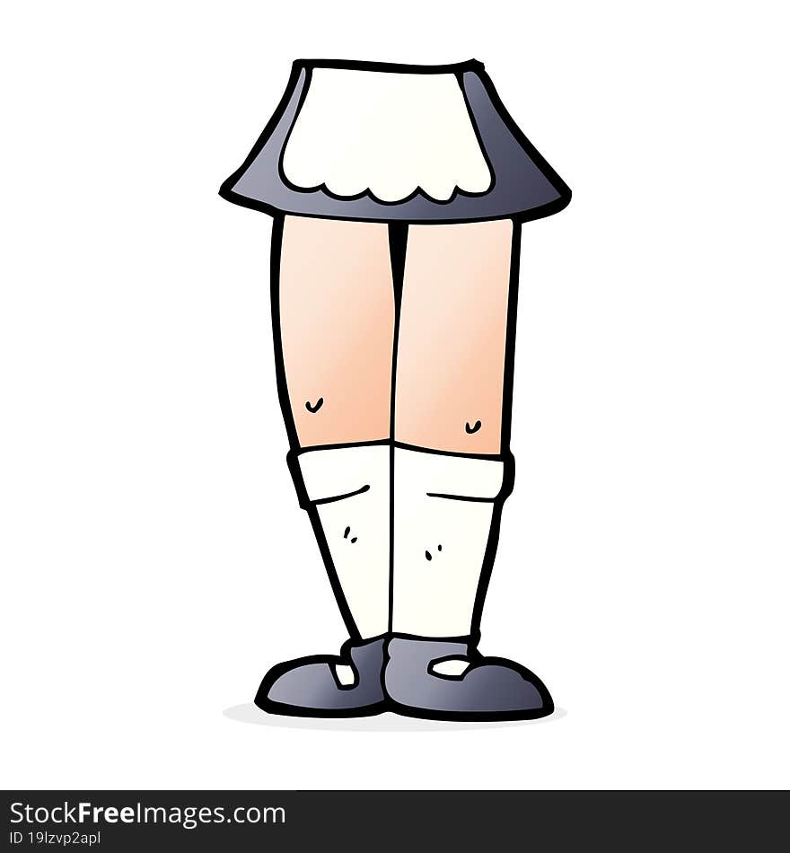 Cartoon Female Legs