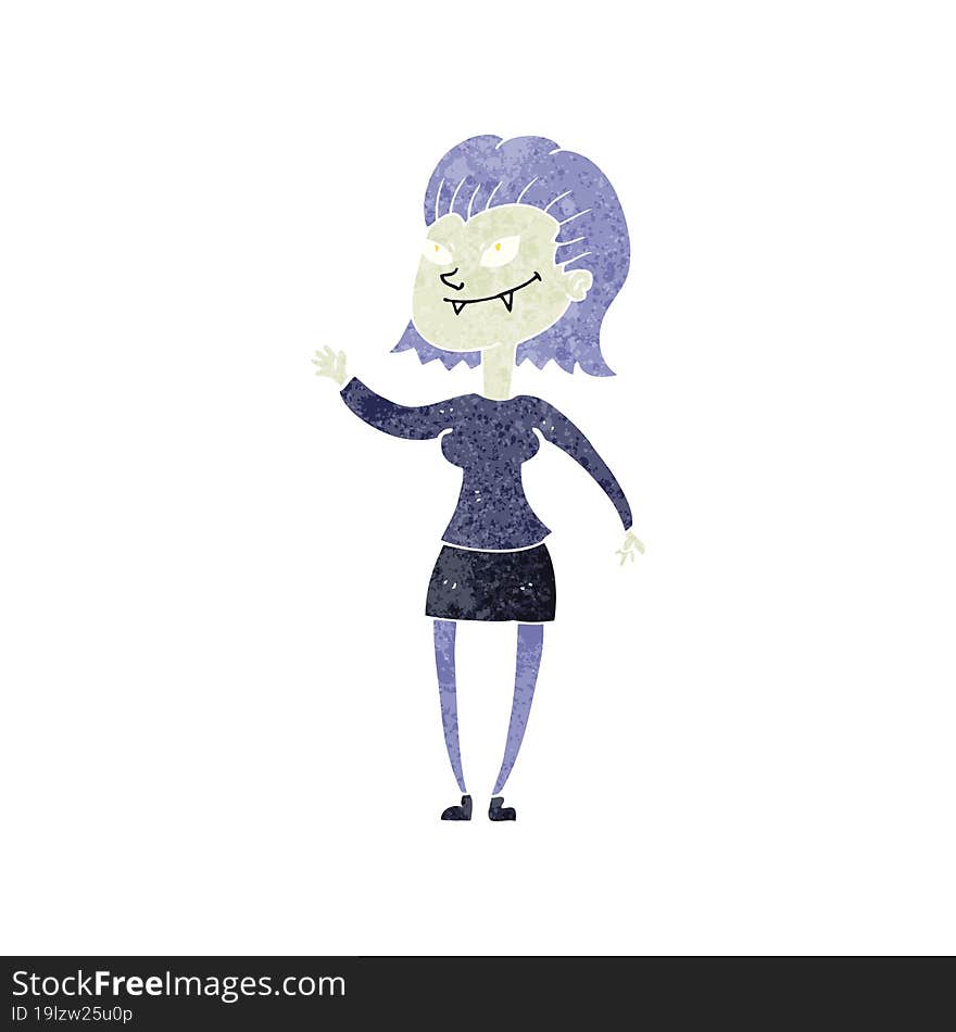 cartoon vampire girl