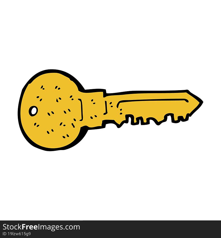 cartoon key