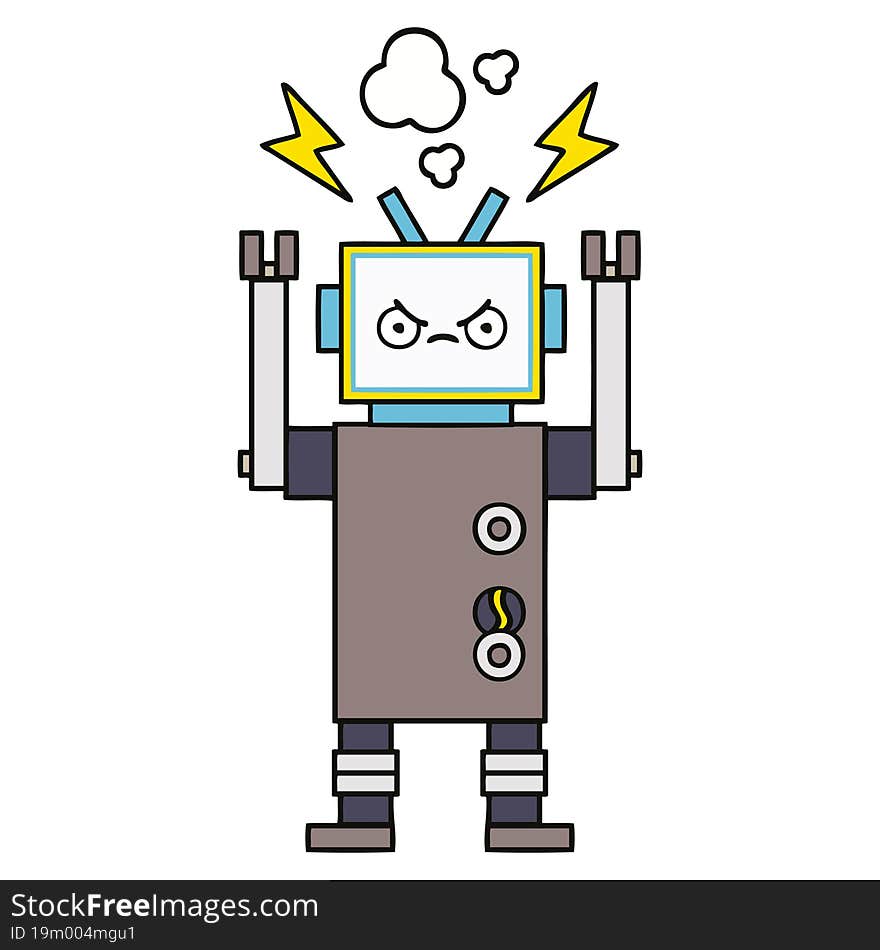 Cute Cartoon Robot