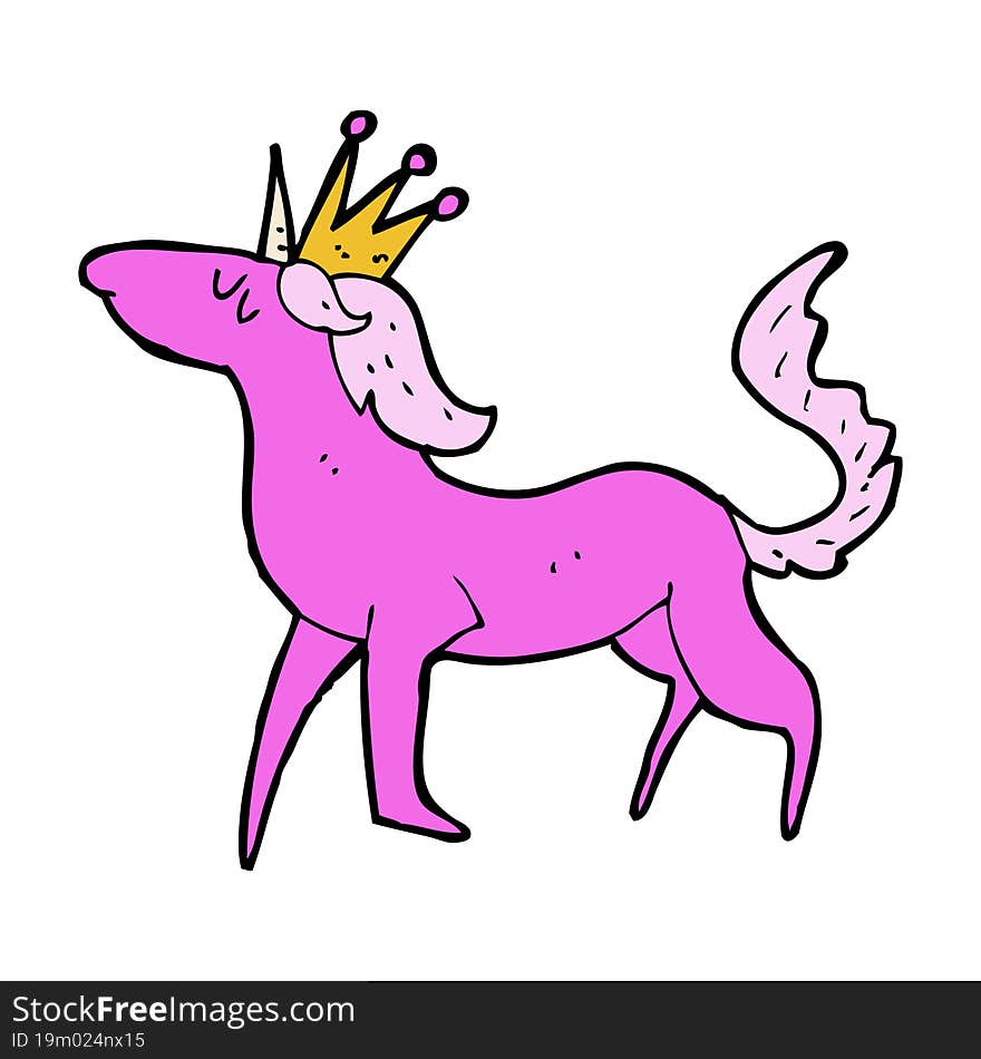 cartoon unicorn