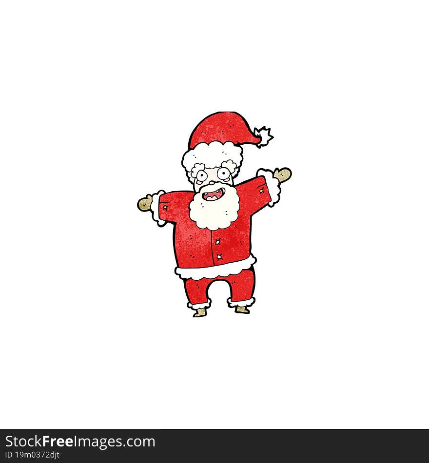 cartoon santa claus