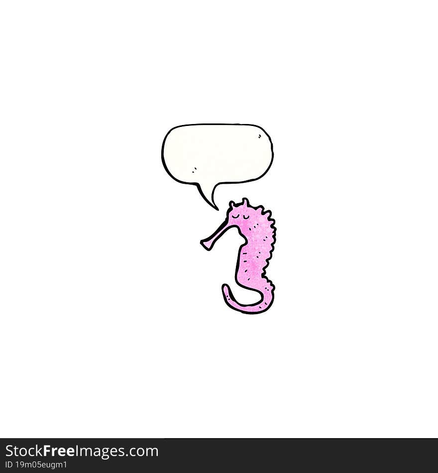 cartoon seahorse