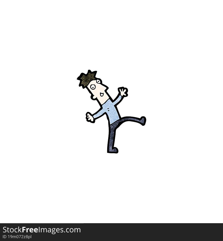 Cartoon Dancing Man