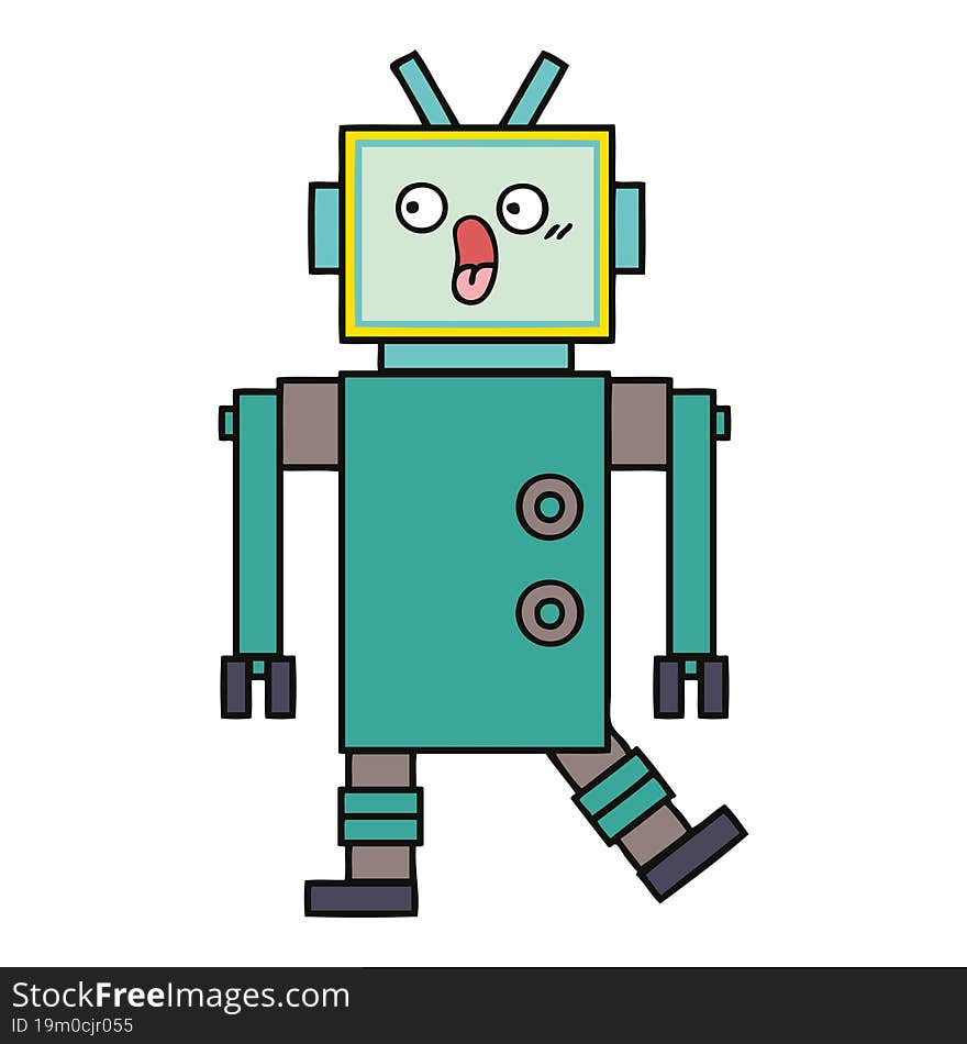 Cute Cartoon Robot