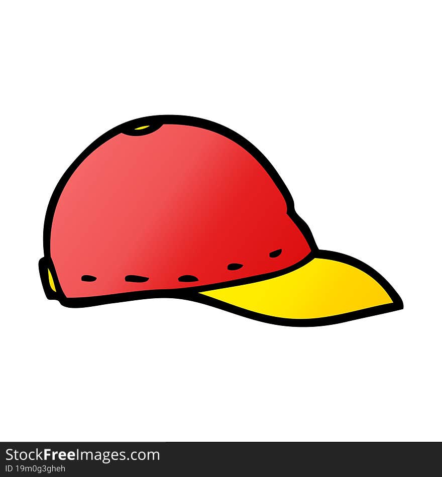 Cartoon Doodle Baseball Cap