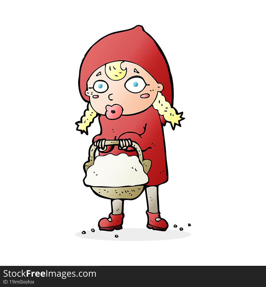 little red riding hood cartoon