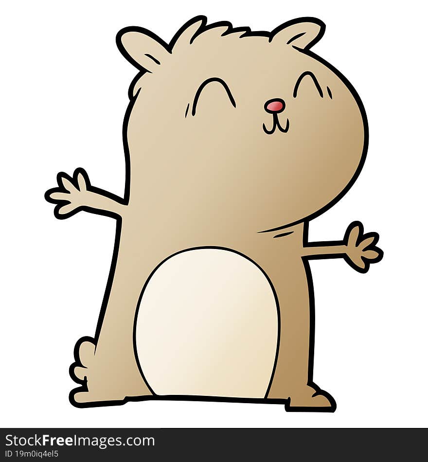 cartoon gerbil. cartoon gerbil