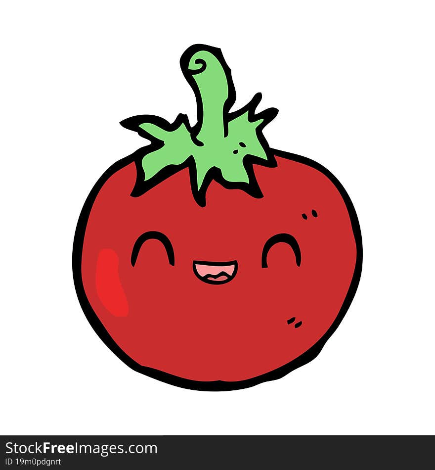 cute cartoon tomato