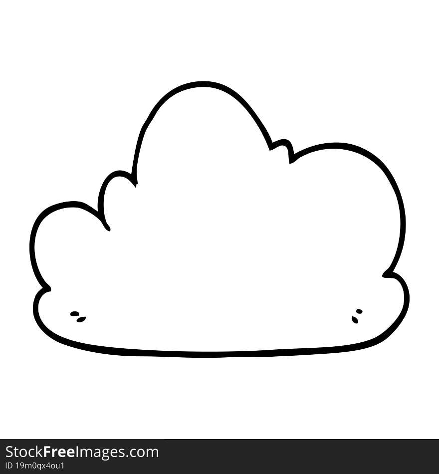 cartoon cloud