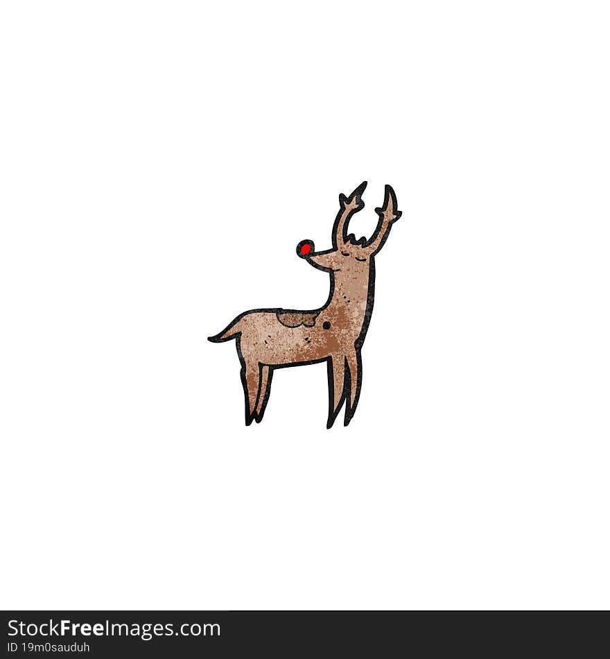 cartoon stag