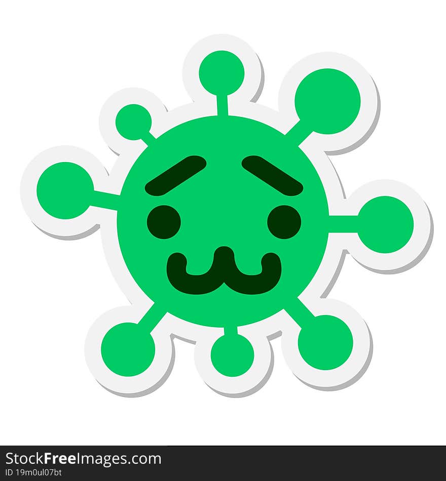 unsure animal virus sticker