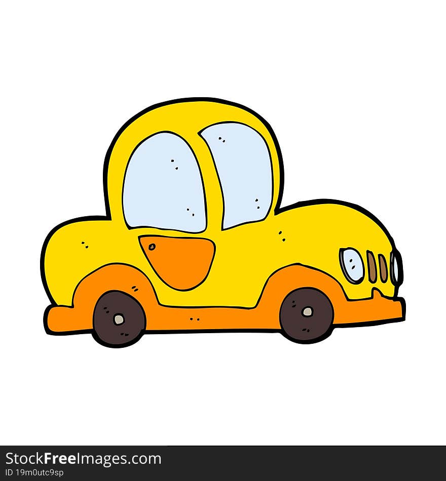 cartoon car