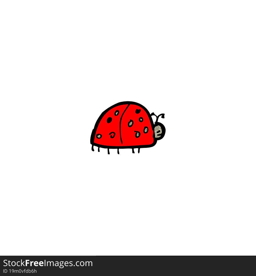 Child S Drawing Of A Ladybug