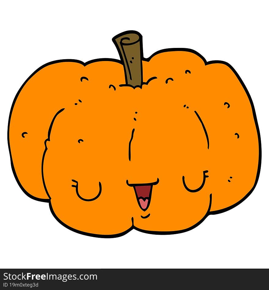 cartoon pumpkin