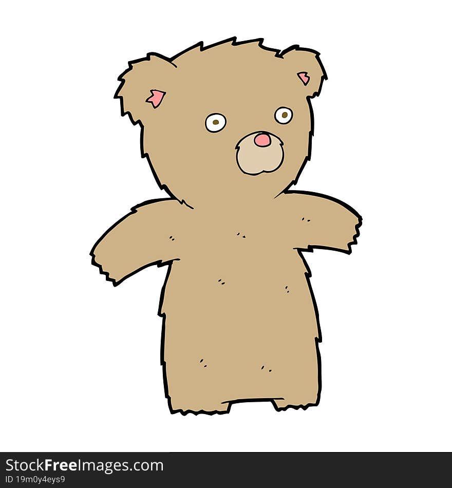 cartoon teddy bear