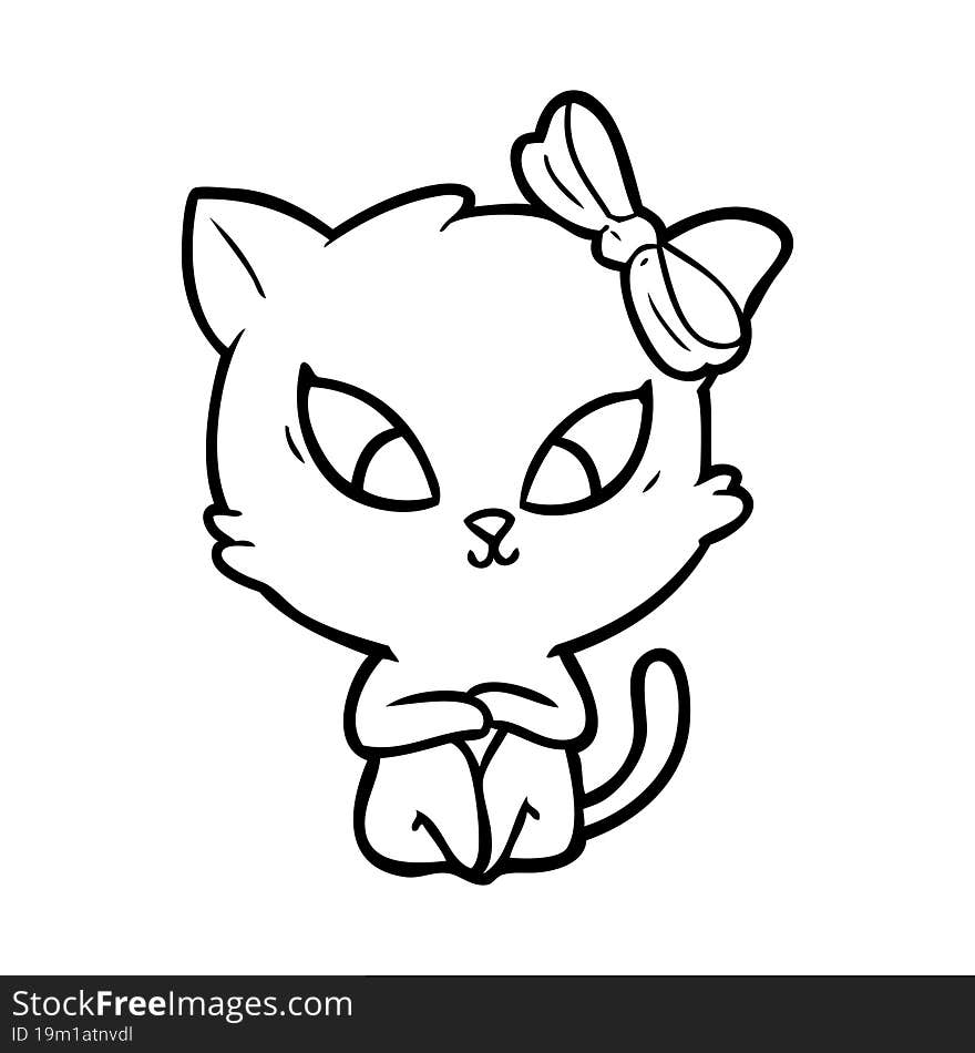 cartoon cat. cartoon cat