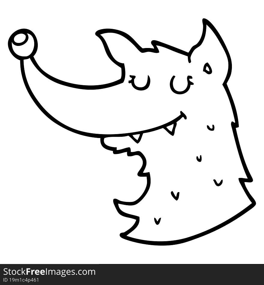 Cartoon Wolf