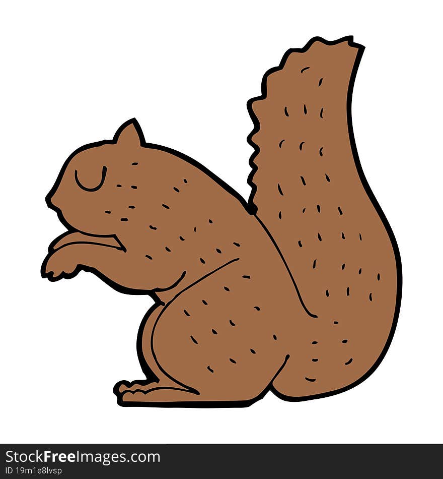 Cartoon Squirrel