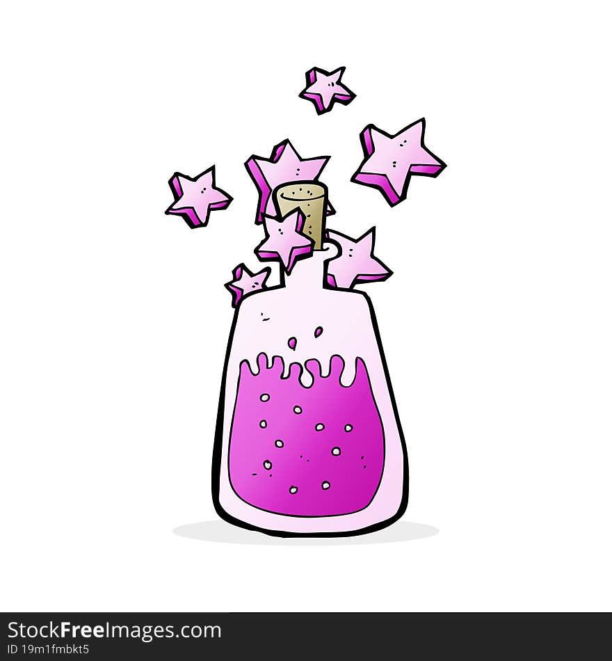 cartoon magic potion