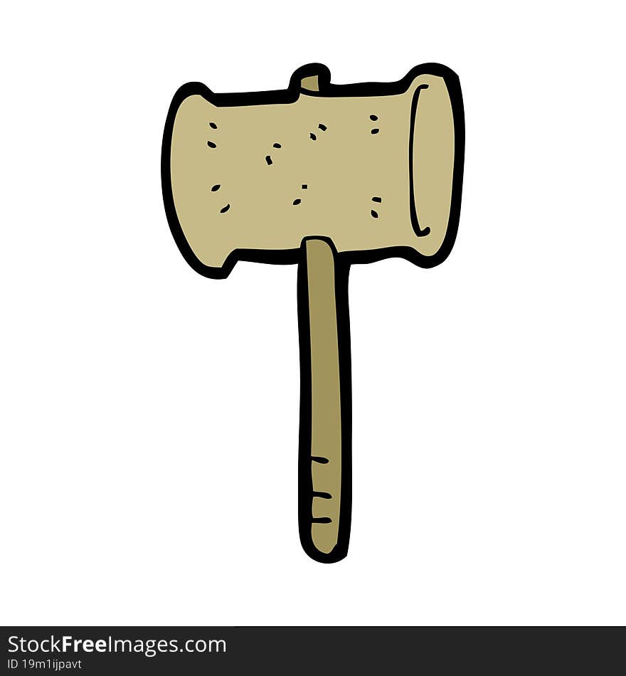 cartoon gavel