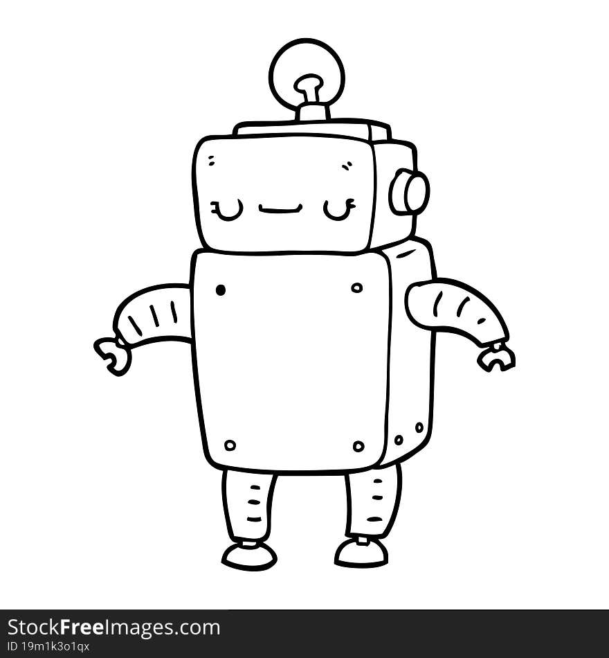 Cartoon Robot