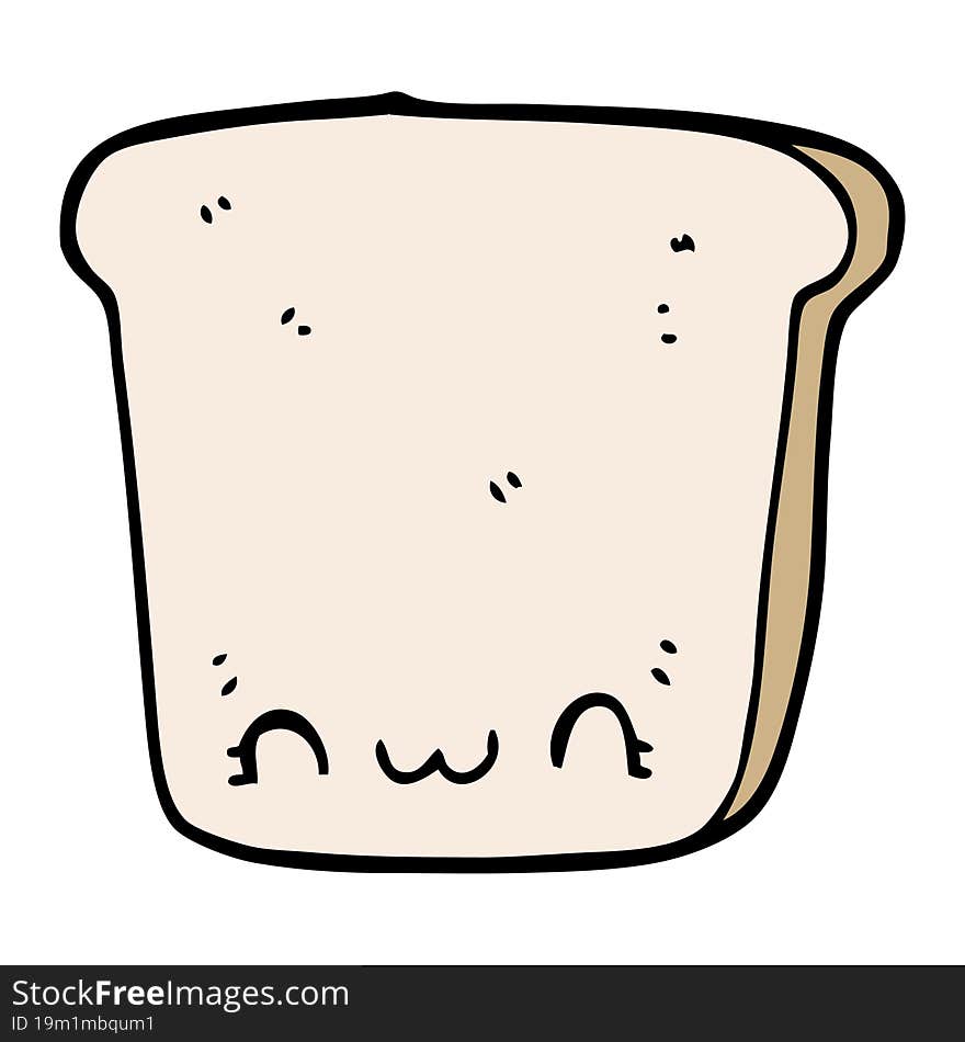 cartoon slice of bread