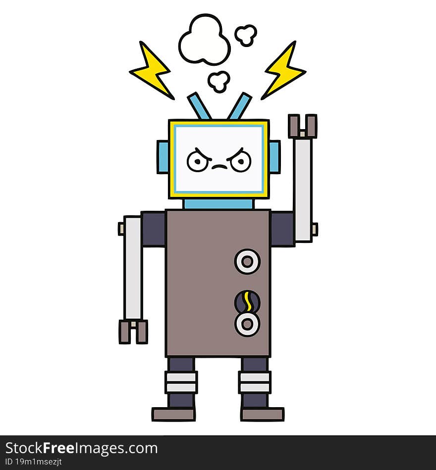 Cute Cartoon Robot