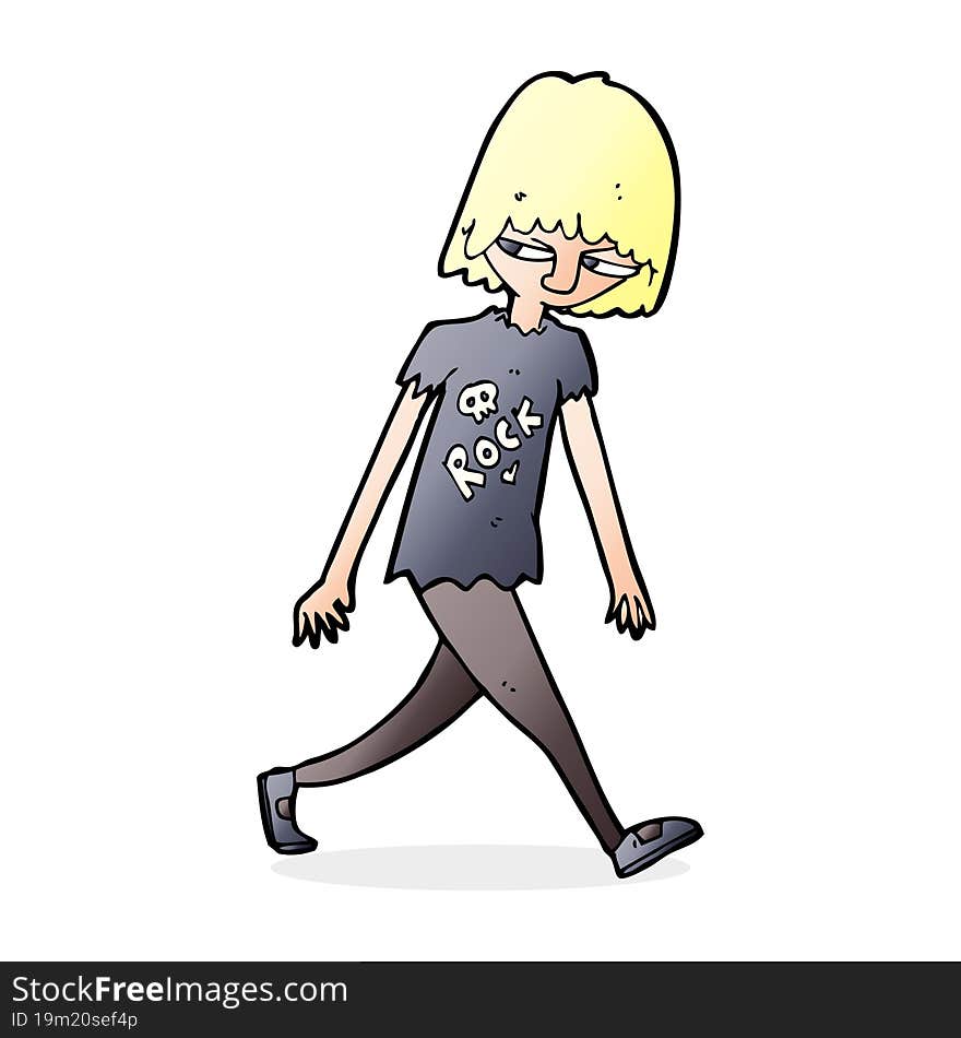 Cartoon Teenager