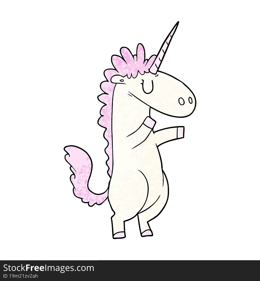 cartoon unicorn. cartoon unicorn