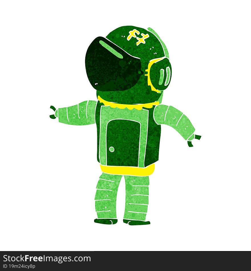 Cartoon Astronaut