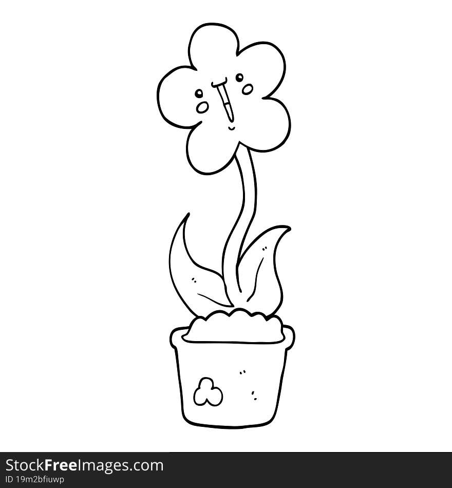 Cute Cartoon Flower