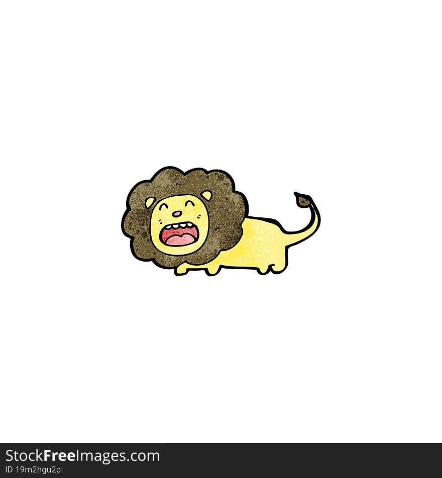 cartoon lion