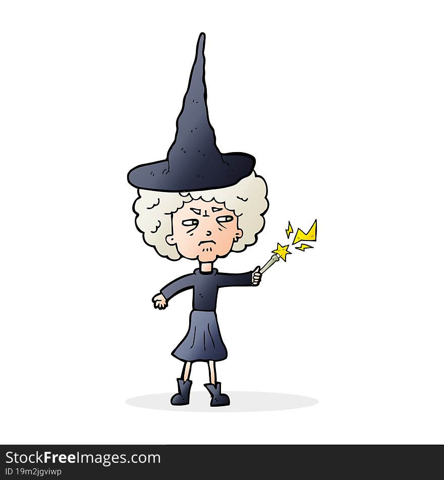 Cartoon Halloween Witch