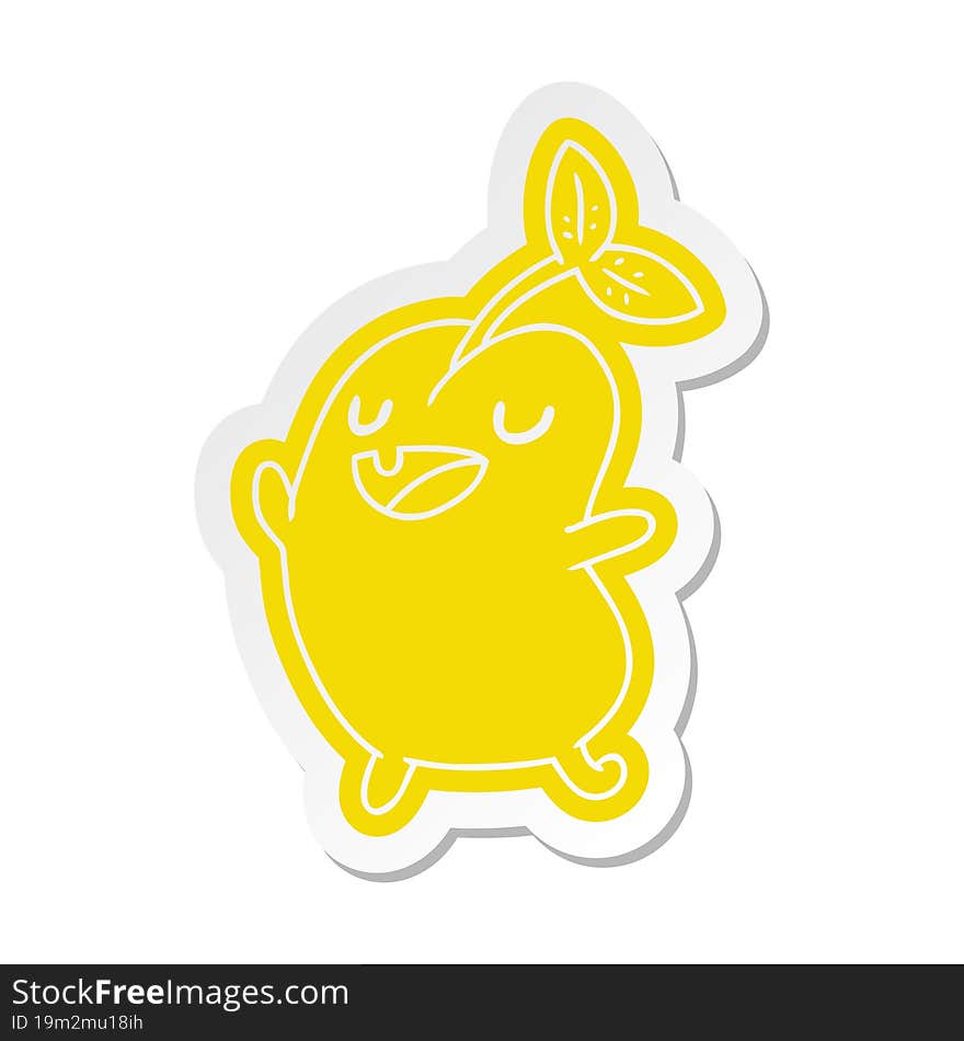 Cartoon Sticker Kawaii Cute Sprouting Bean