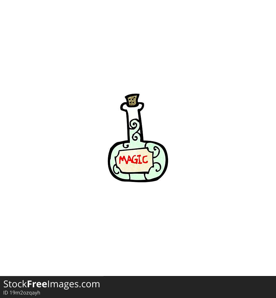 Cartoon Magic Potion