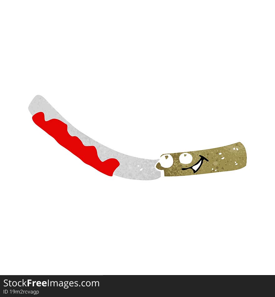 cartoon jam knife